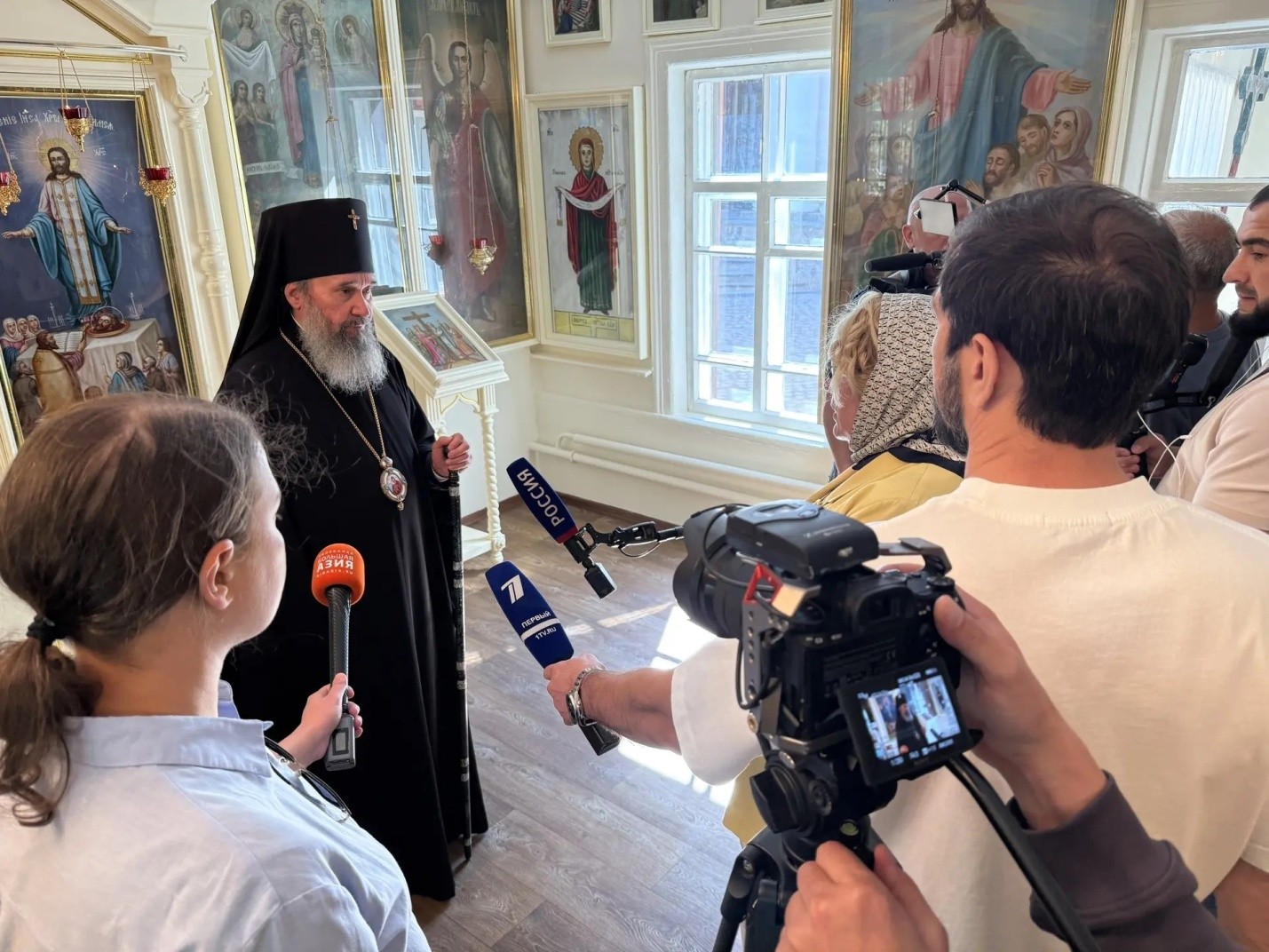 Illustration for the news "Archbishop Justinian Tells Federal Media About the Appearance in Elista"